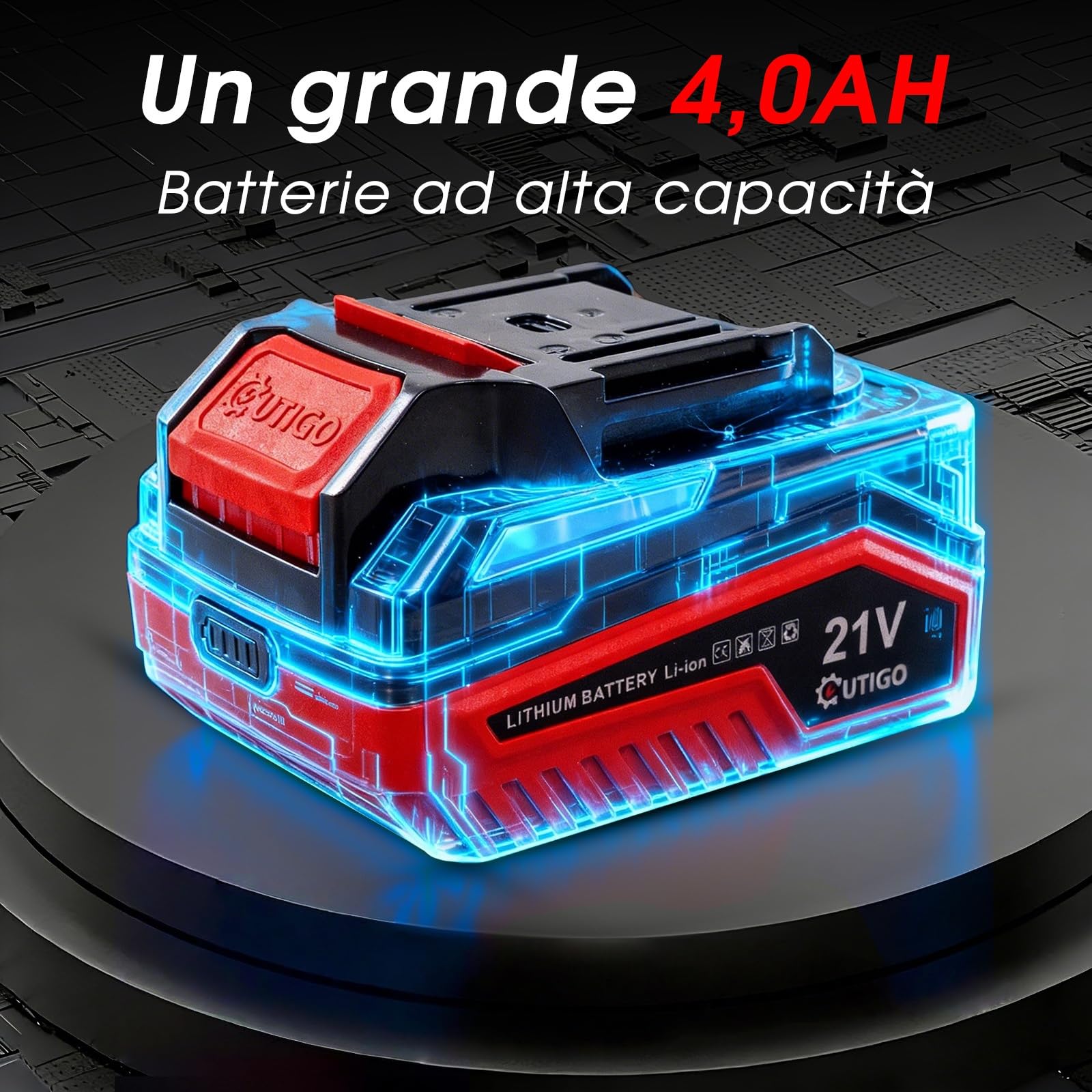 Rasaerba elettrico a batteria, Decespugliatore con 1 batterie da 21 V 4,0 Ah, manico telescopico regolabile, tosaerba a 3 lame, decespugliatore a batteria per giardinaggio