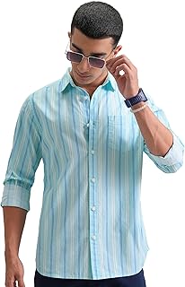 highlander Men's Striped Slim Fit Shirt-picture-37