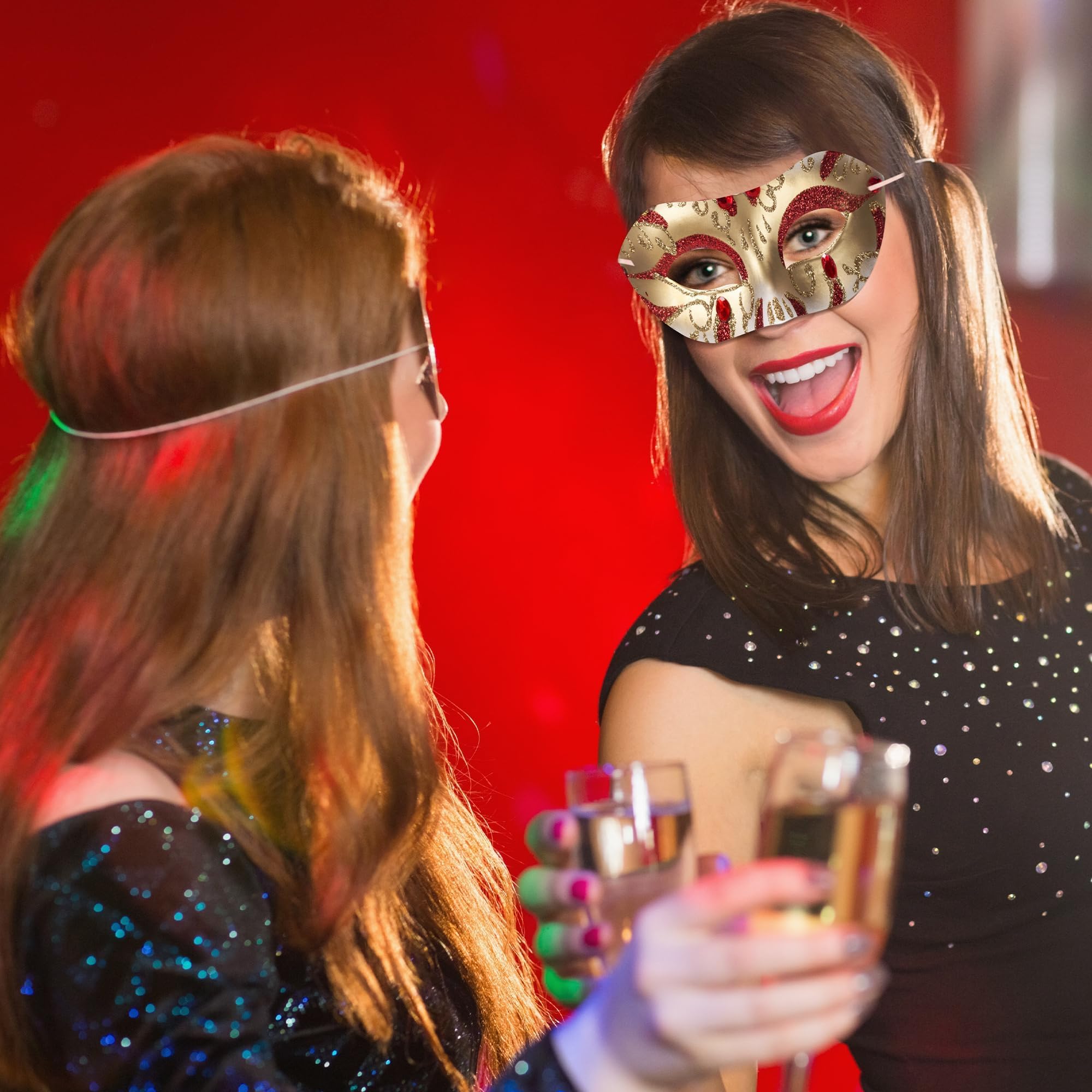 40 maschere di carta bianca per fai da te, mezza faccia, dipinte a mano, per graffiti, con pennelli acrilici, per feste di Halloween, carnevale, cosplay, feste