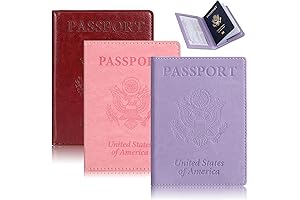 Get Organized with our Premium 3 Pack Passport Holder for Seamless Travel