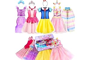 Princess Dress Up for Girls Role Play Kids Dress up Clothes