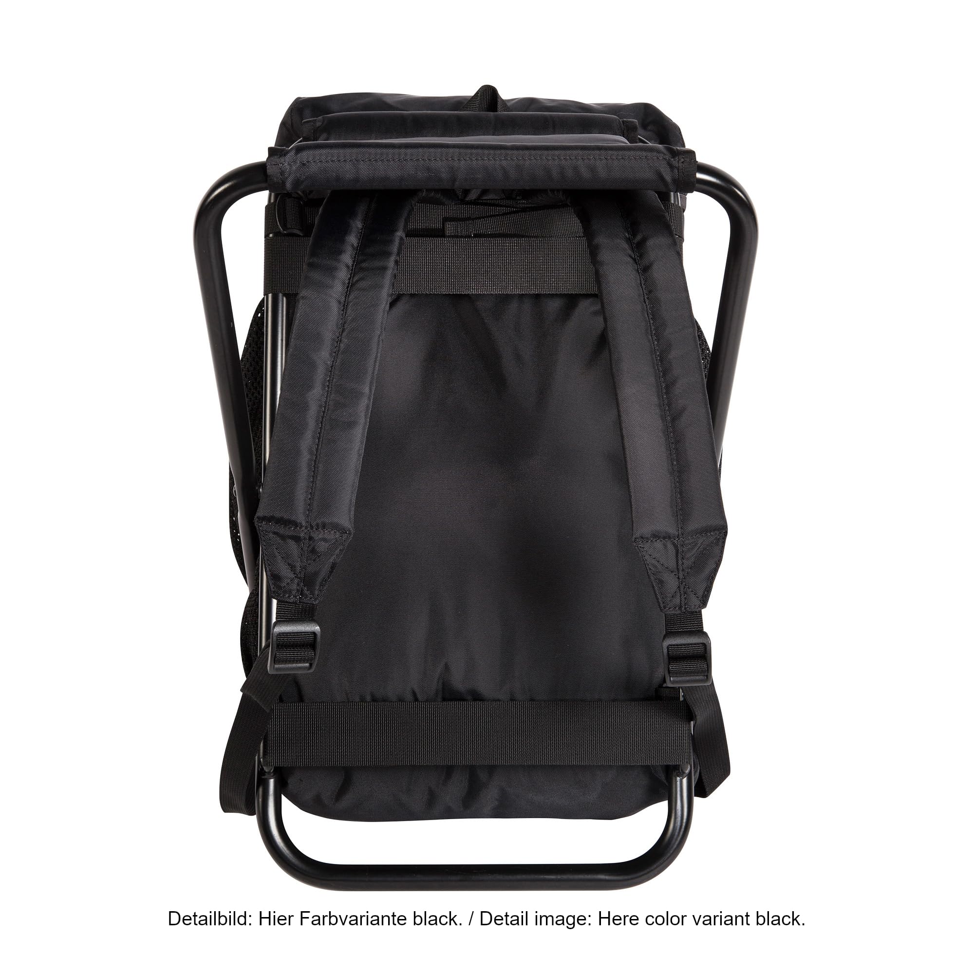 Tatonka Fischerstuhl 20L - Rucksack mit Hocker und 20 Liter Volumen - Mit stabilem Aluminiumrahmen - Belastbar bis 100 Kg