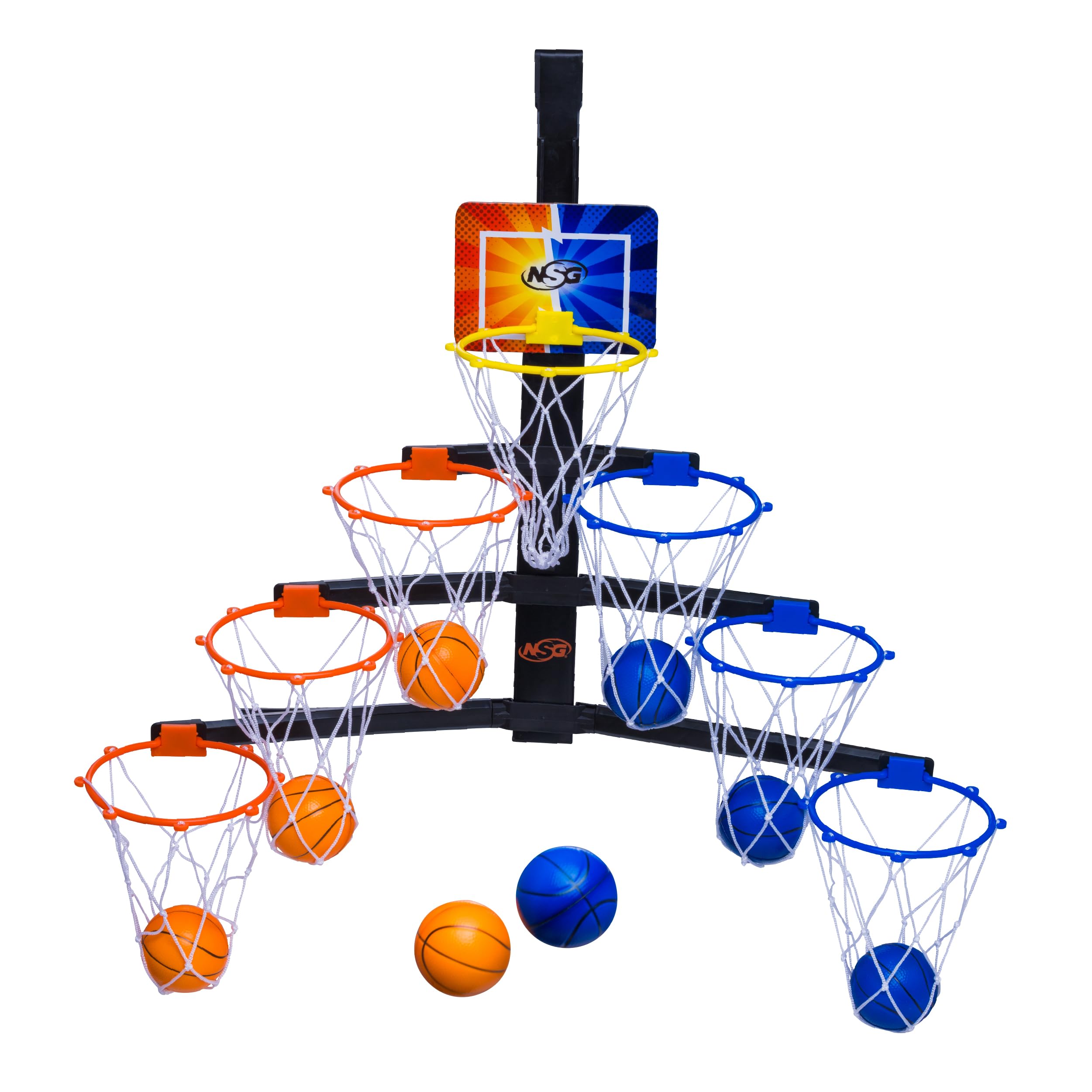Amazon.com: NSG Over The Door Basketball Hoop - Adjustable Height