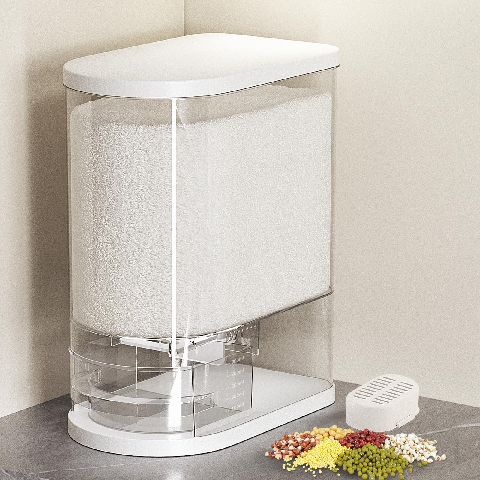 SYNCVIBE Rice Dispenser 22-25 Lbs