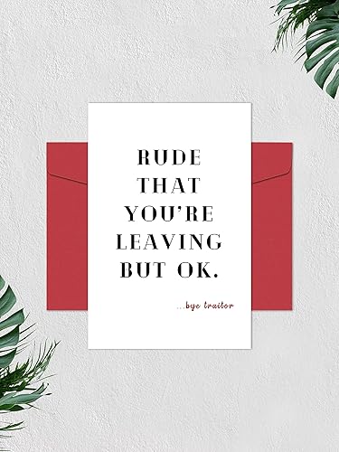 Miniatura 3 de Divertida tarjeta de despedida de compañero de trabajo para ella él, tarjeta de trabajo para colega, tarjeta de despedida de amigo de trabajo