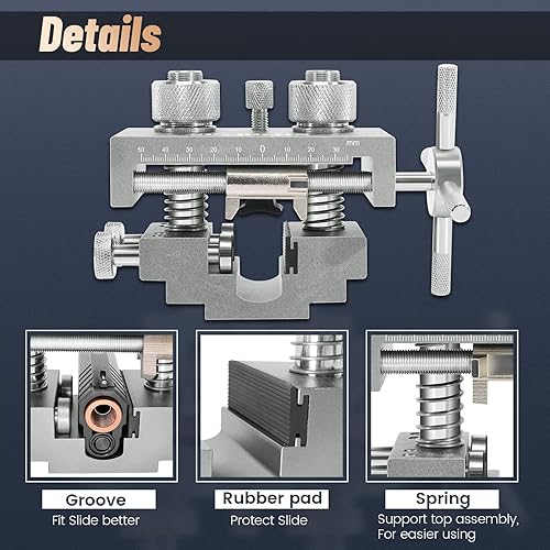 Miniatura 7 de Herramienta empujadora de vista de pistola con construcción resistente, punta de visión ajustable, herramienta de extracción de vista de pistola