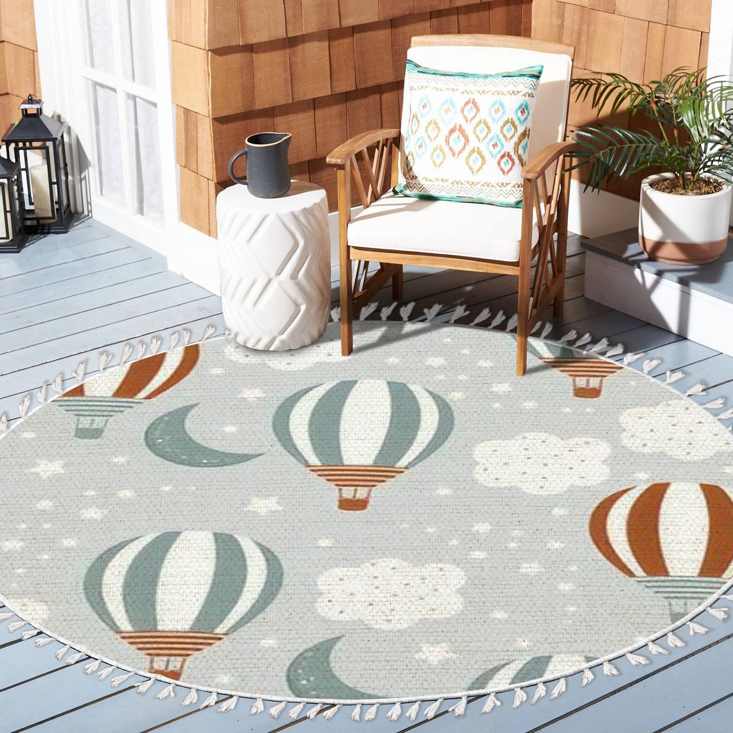 Plush Carpet Area Rugs For Kds, Cloud Shape Baby Crawlng Carpet