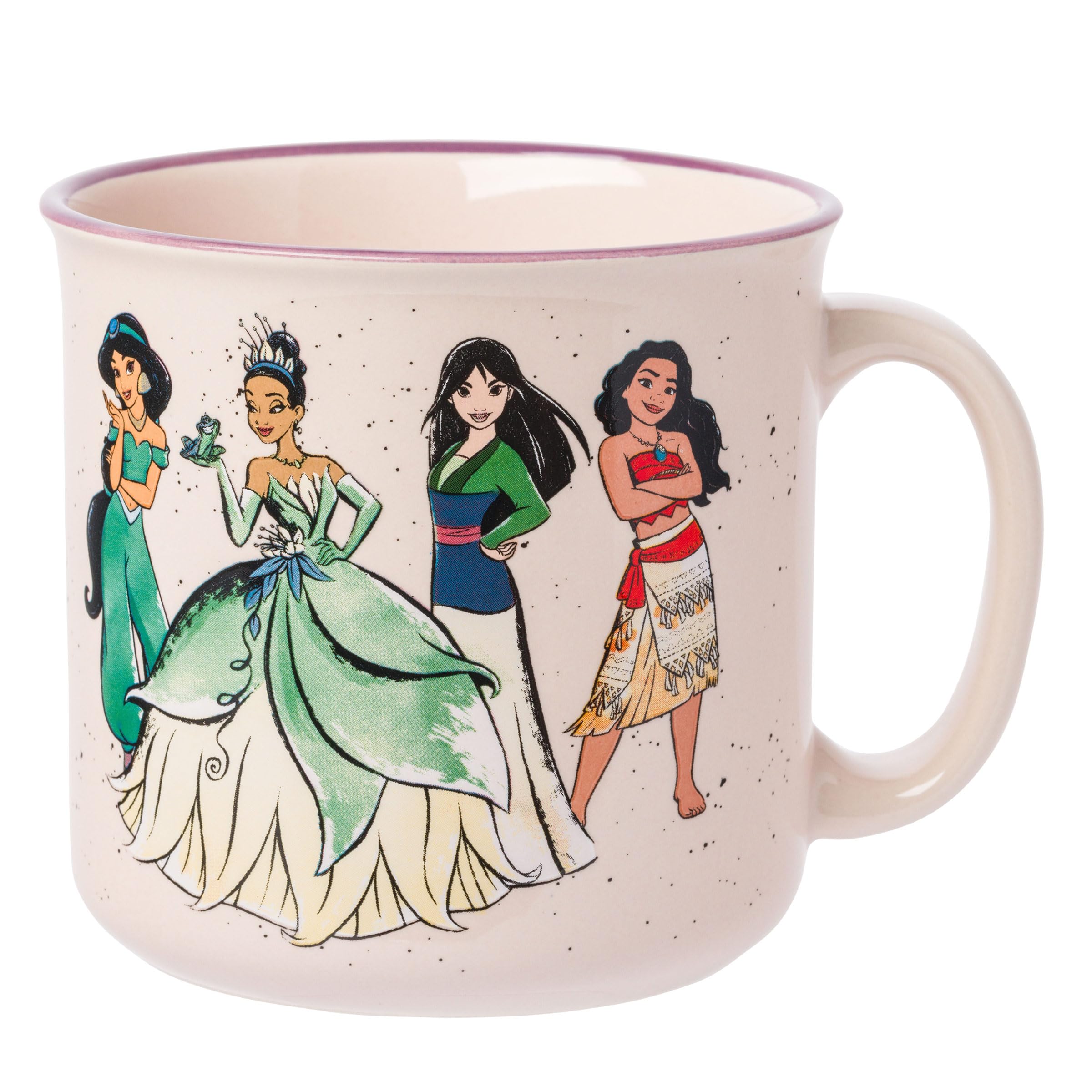 disney princess dress mugs Disney Store Princess Pink 18oz Ceramic Coffee Cup Mug Ariel Belle Cinderella