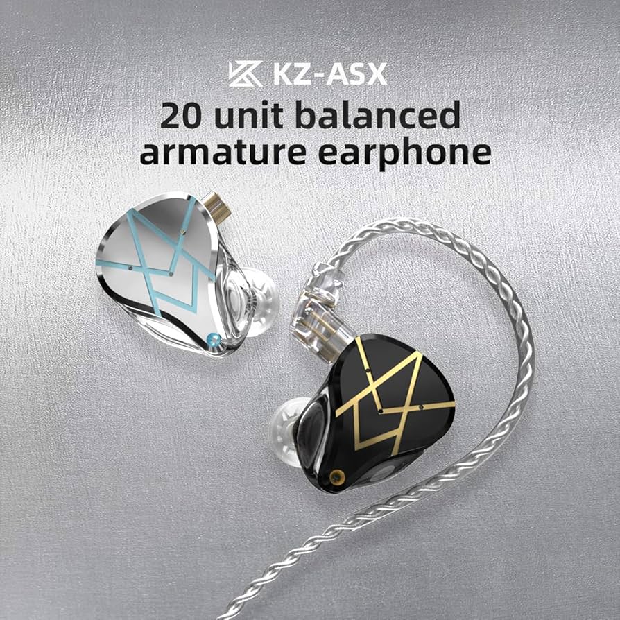 KZ ASX ヘッドセット 20 BA バス バランス イヤホン Amazon.co.jp: KZ ASX ヘッドセット 20 BA ユニット HiFi バス