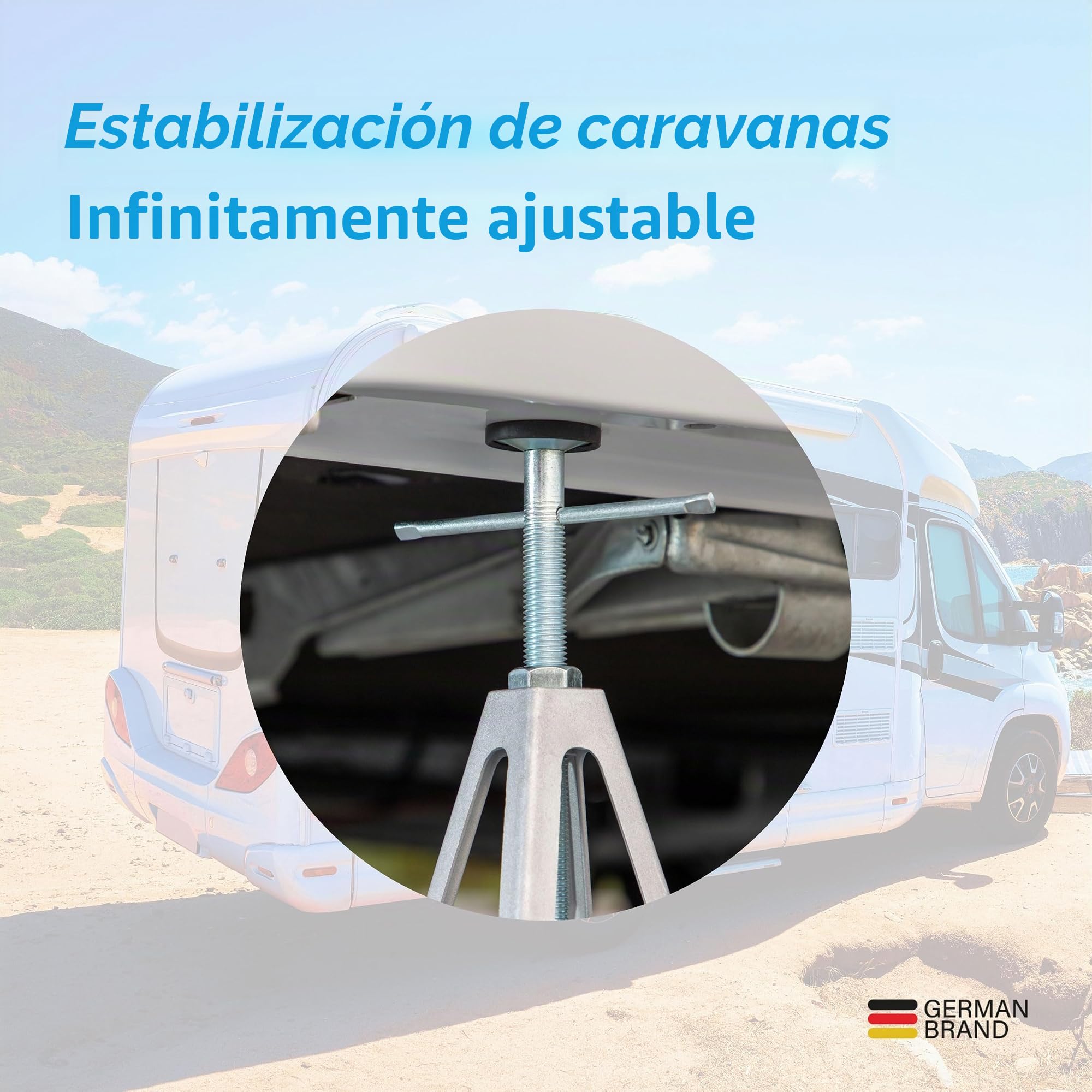 CARTREND 10306 Borriqueta Caballete de apoyo Caballete para coche Borriqueta para coche