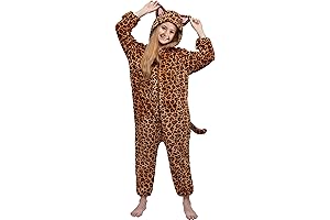 Halloween Kids Pajama, Cheetah Costume Jumpsuit