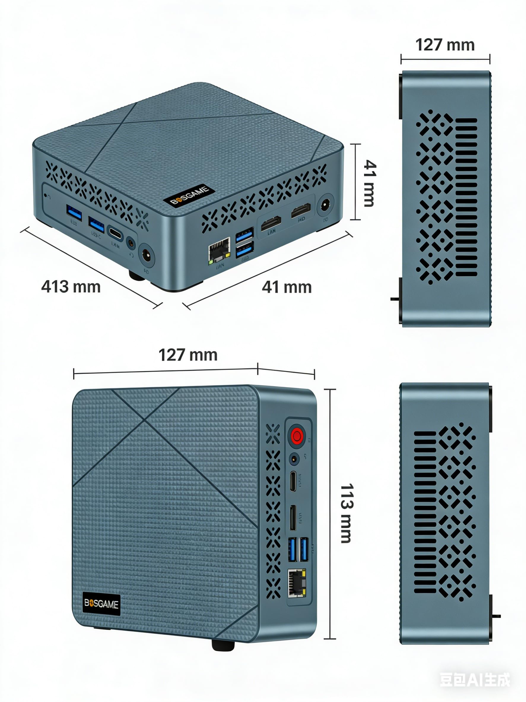 Amazon.co.jp: BOSGAME ECOLITE Series E3 ミニPC N95 MiNipc 16GB