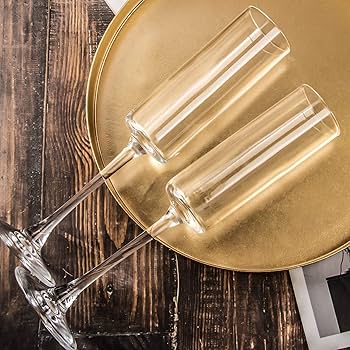 ei.champagne Amazon.com | HAKEEMI Champagne Flutes Set of 12, 6 oz