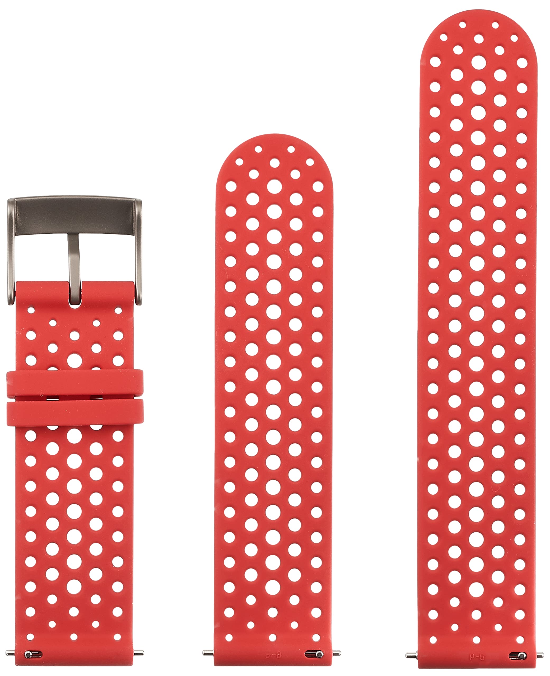 Suunto 24 Athletic 1 Silicone Strap Red/Grey S+M