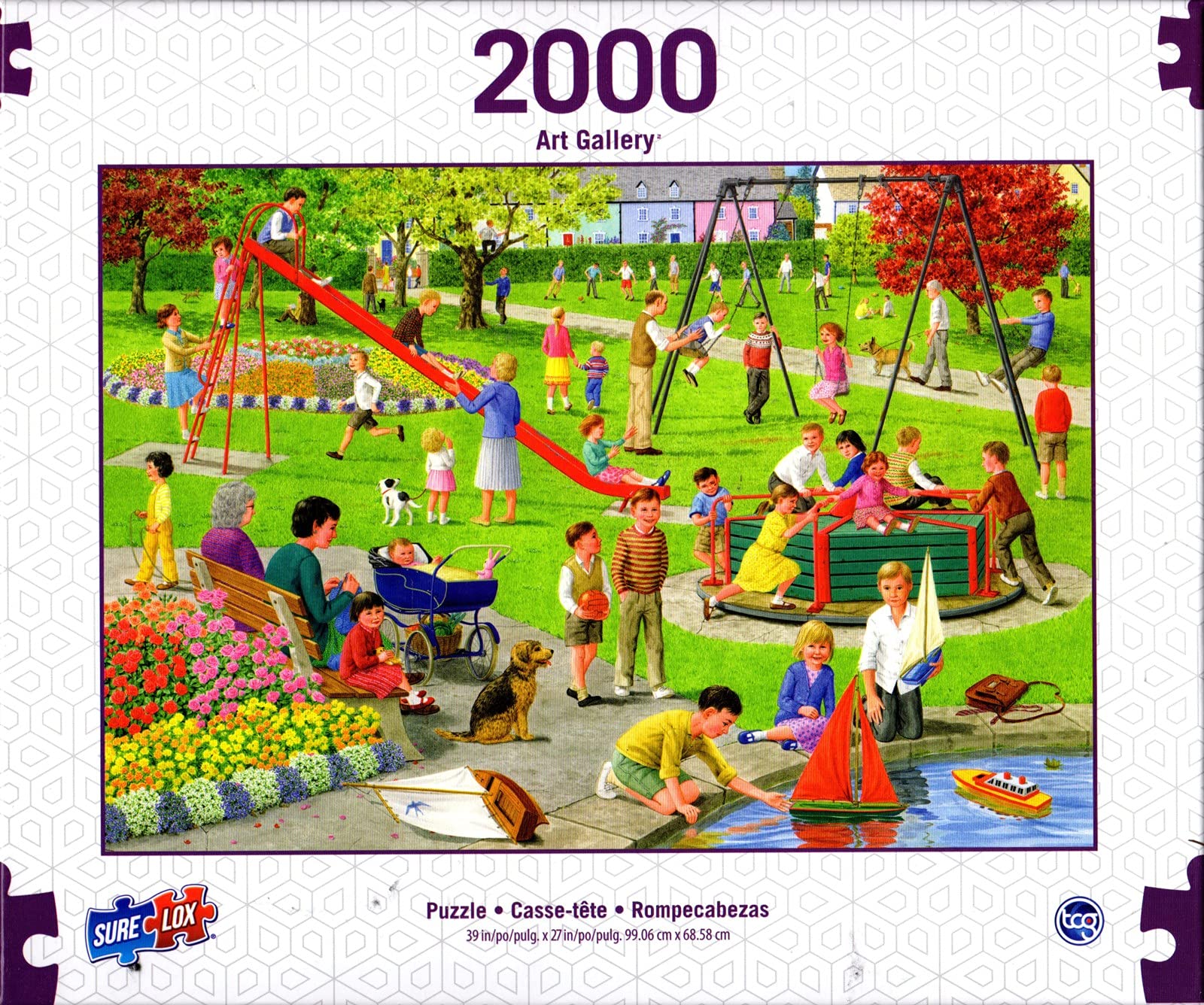 Staci19Playground by Sarah Adams 2000 Piece Puzzle
