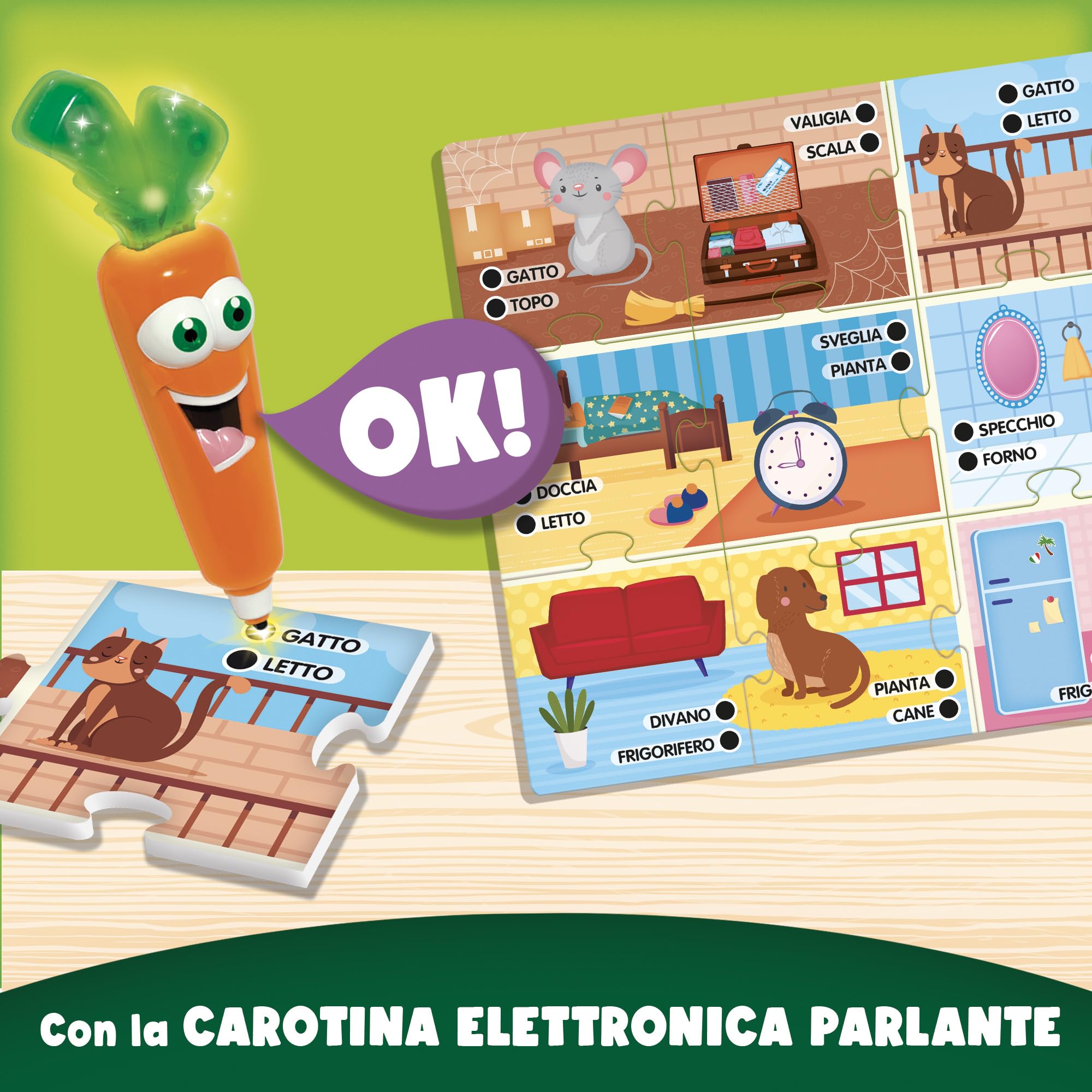CAROTINA Penna PARLANTE Gli UTILISSIMI Alfabeto INTERATTIVO