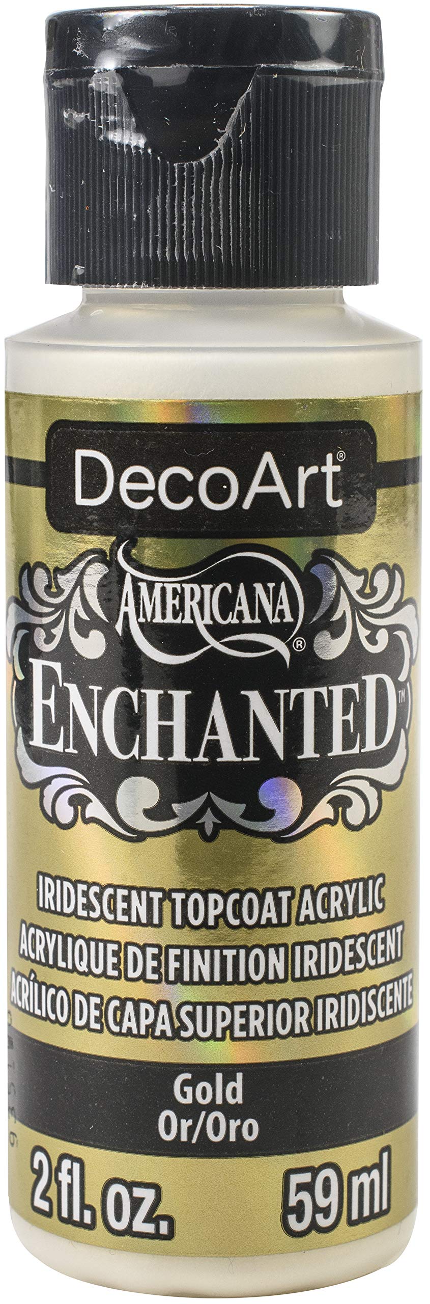 Decoart Gold Deco Art Enchanted Paint 2Oz One Size