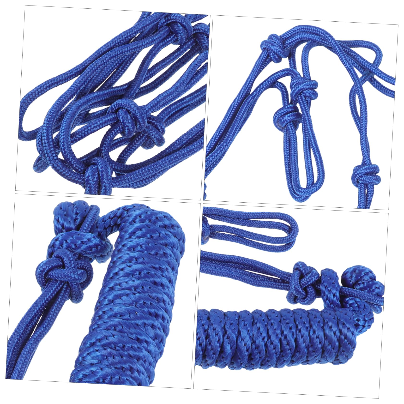 Praktisches Pferdehalfter aus Polyester mit Kinnkette Komfortables Seilhalfter für Pferdetraining und Outdoor Horsemanship Shows