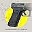 Talon Grips - Adhesive Grip for Glock 17, 17 MOS, 22, 25, 31, 34, 35, 37, 45, 74, 19X - Made in The USA - Easy Installation, Durable, Superior Traction - Gen 4 - Large Backstrap, Rubber