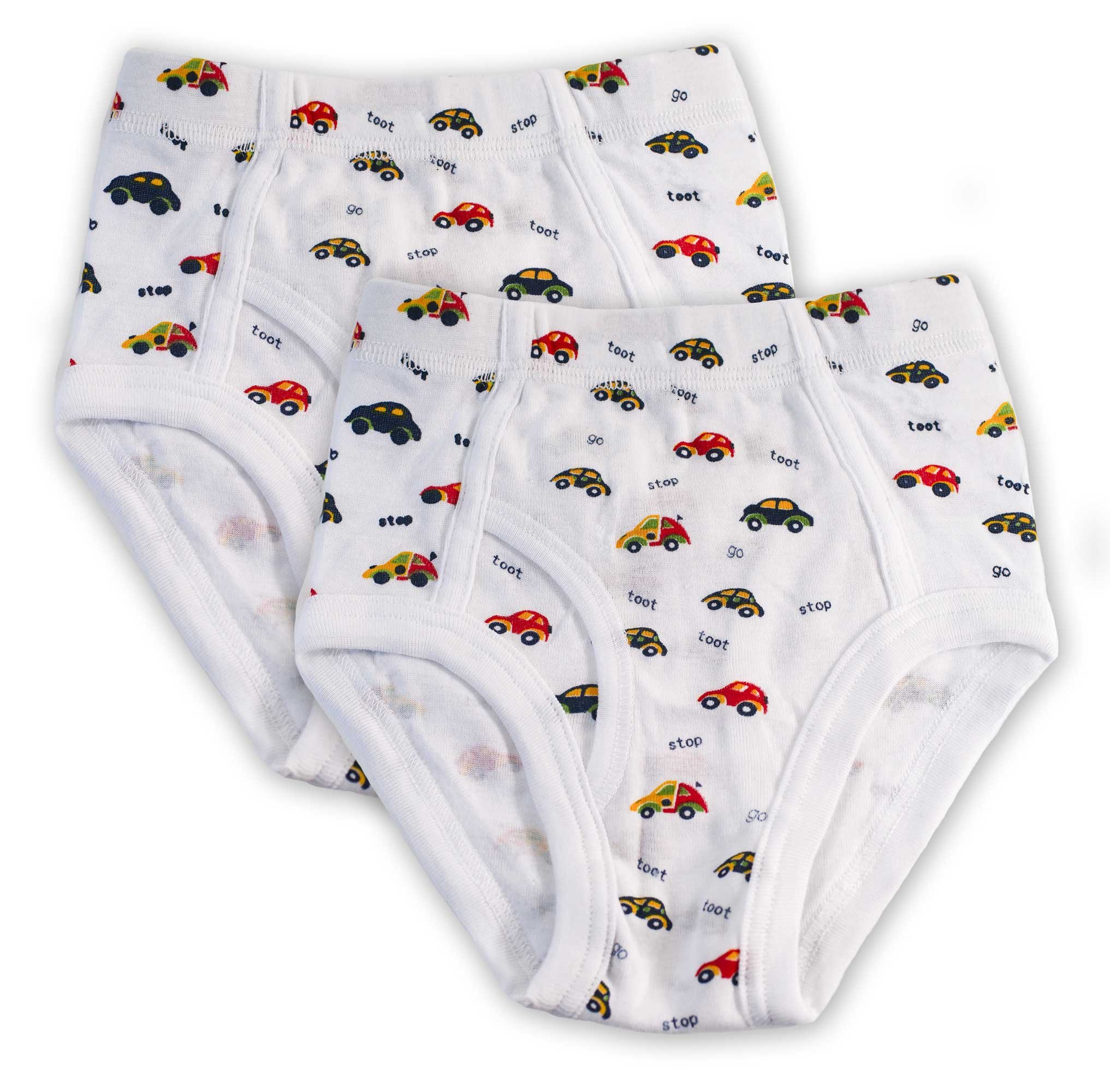 Key Chain Cotton Panties for Boys - Full Cut Underwear Briefs 2 Pack