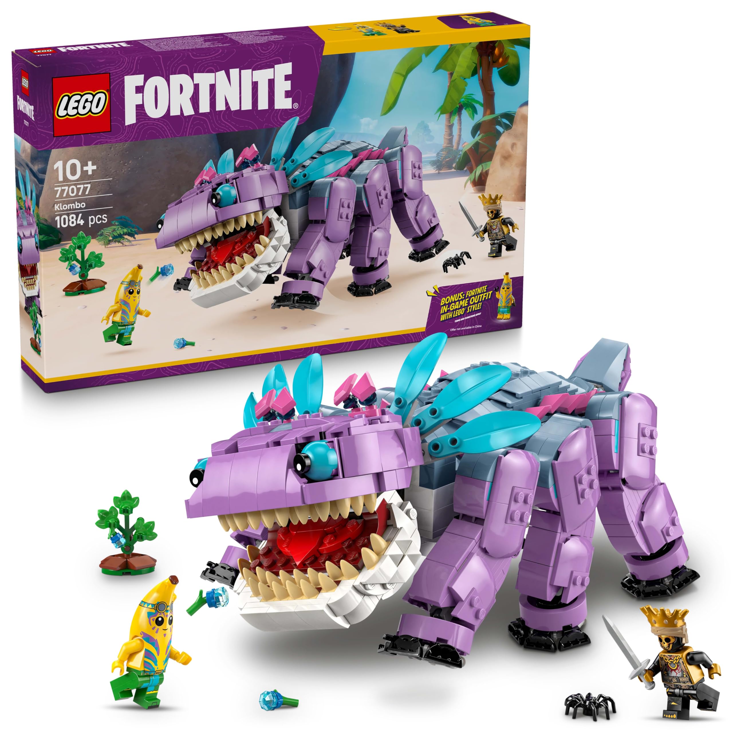 Lego 77077 Fortnite Chrome Boo Toy Birthday Present Blocks for Boys and Girls, Kids, 10 Years Old 11 Years Old 12 Years Old Elementary School Students
