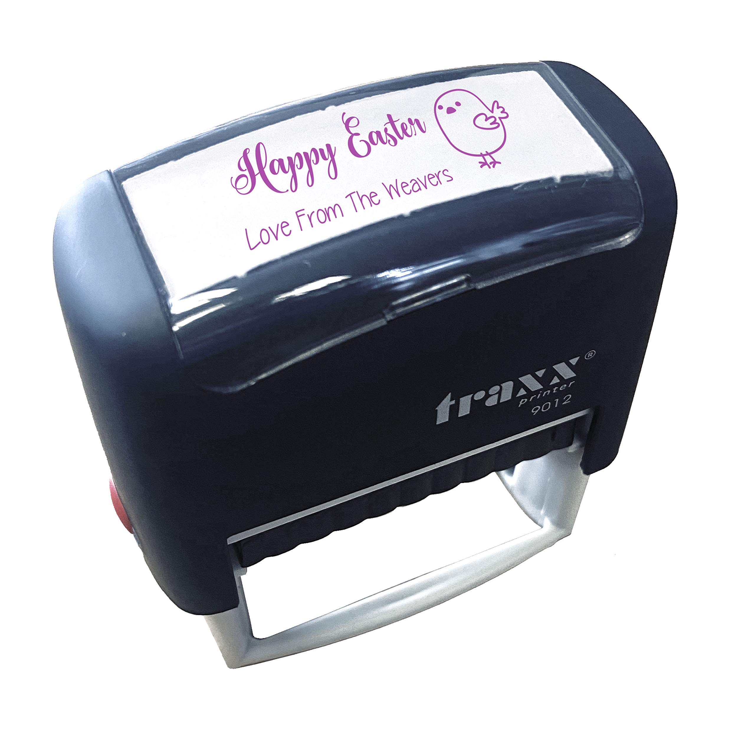 Traxx 9012 Personalised Easter Self Inking Rubber Stamp