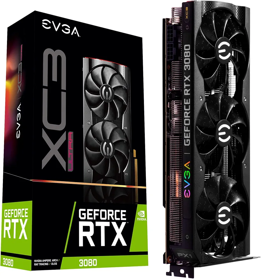 Amazon.com: EVGA 10G-P5-3885-KR GeForce RTX 3080 XC3 ULTRA GAMING