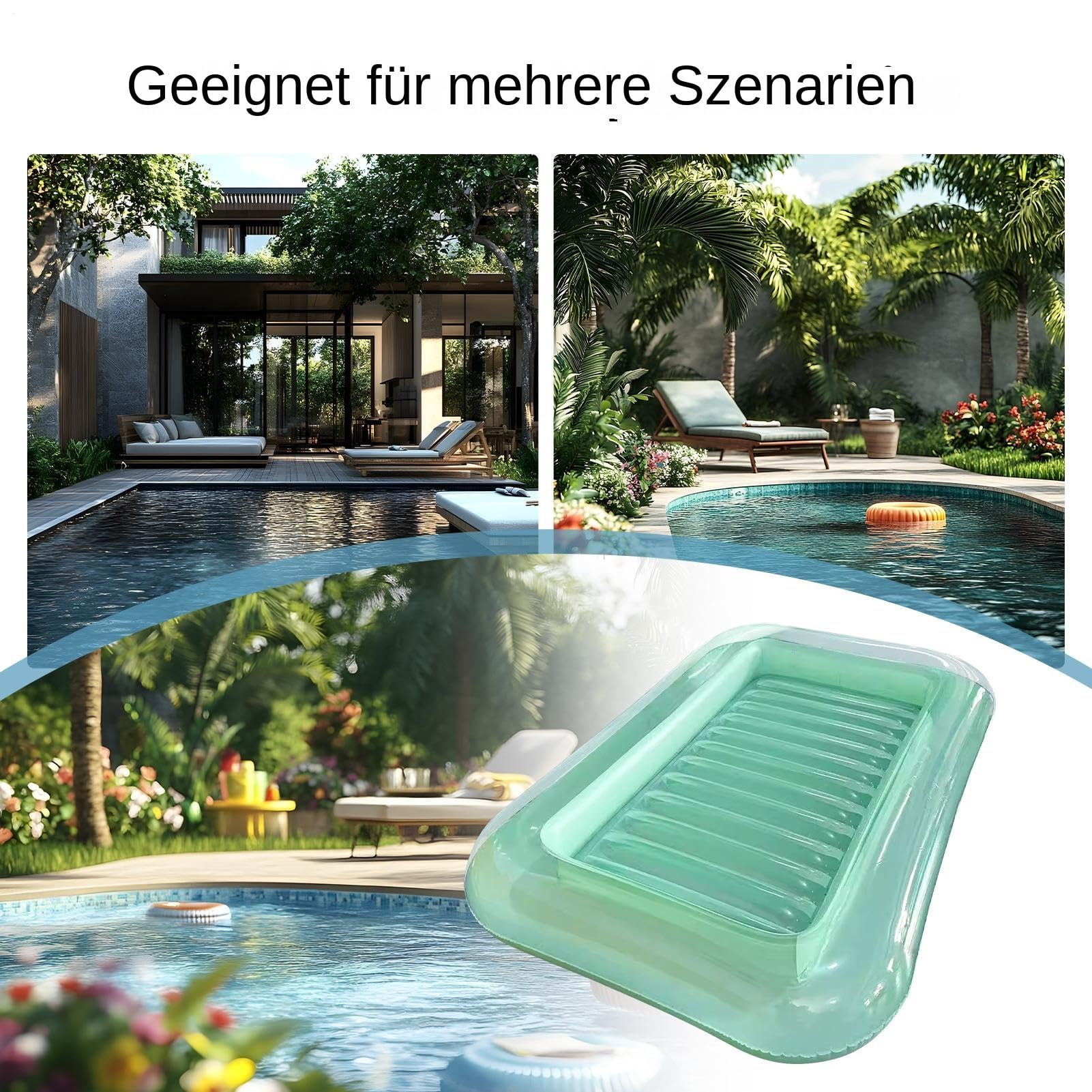 Flotador Tumbona Para Piscina Balsa Flotante Hinchable del Agua