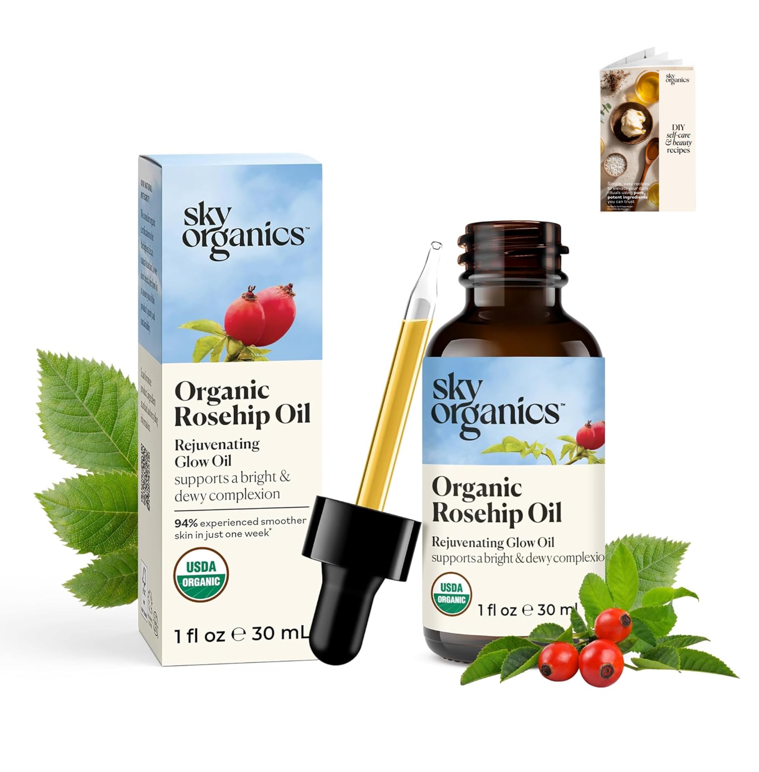 Amazon.com: Sky Organics Travel Size Revitalizing Glow Face Oil