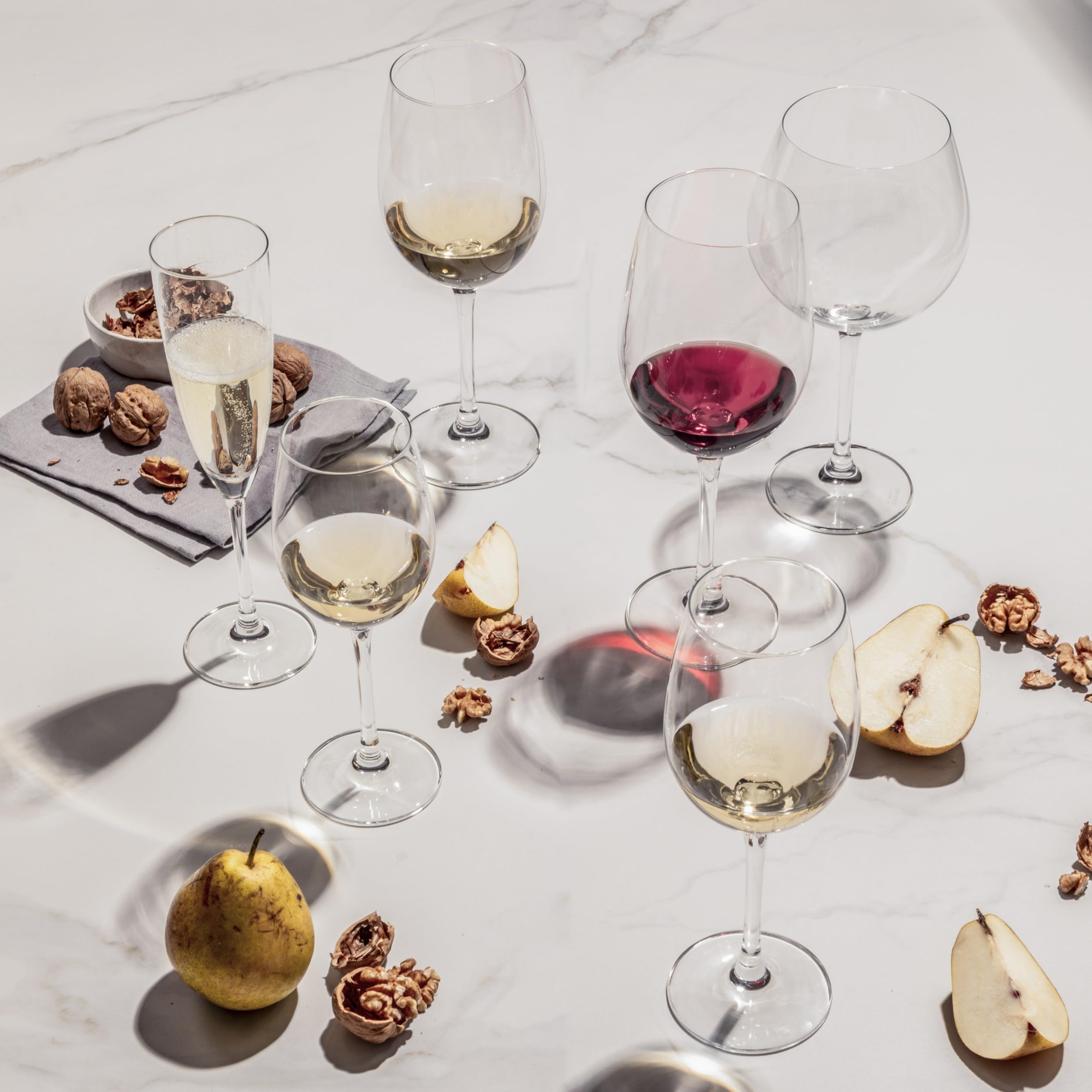 SCHOTT ZWIESEL Calice da vino rosso Borgogna Classico (set di 6), bicchieri classici Borgogna per vino rosso, bicchieri in cristallo Tritan lavabili in lavastoviglie, Made in Germany (art. 123655)