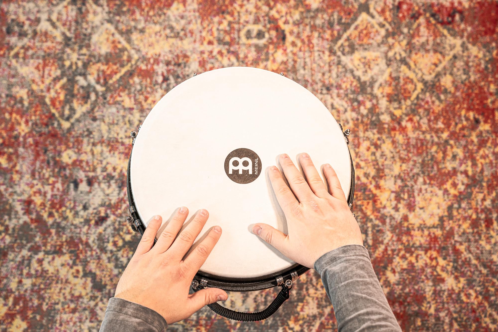 Meinl Percussion 14" Jumbo Djembe, Day Of The Dead