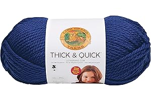 Lion Brand Yarn Thick and Quick Bonus Bundle in Navy