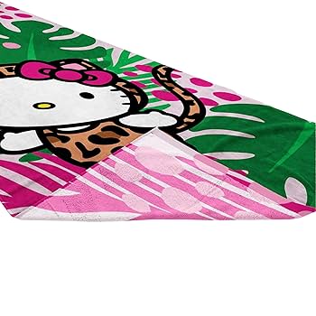 Hello Kitty ビーチタオル Amazon.com: Jay Franco Hello Kitty Bath Pool Beach Towel