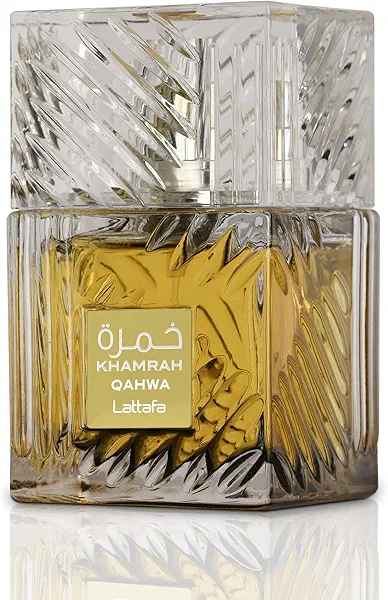 Lattafa Khamrah Qahwa - Vanilla, Warm Spicy, Cinnamon, Sweet - Eau de Parfum Long-Lasting Fragrance for Unisex, 3.40 Ounce / 100 ml
