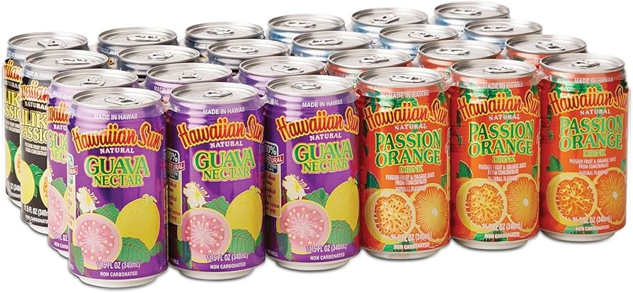Amazon.com : Hawaiian Sun Tropical Fruit Drinks 11.5 fl oz Cans