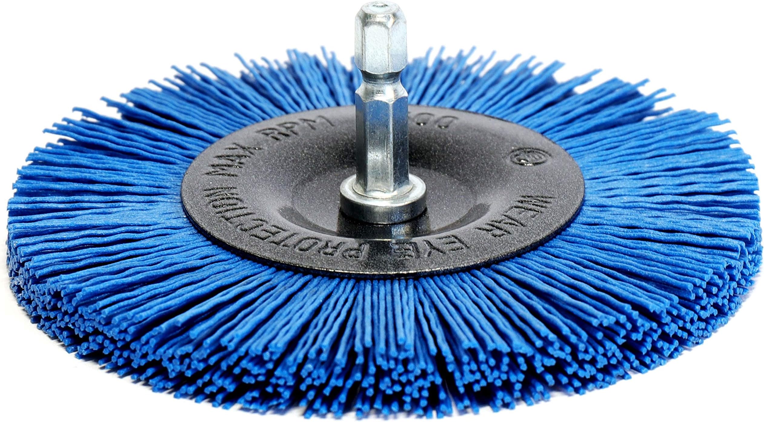 Sourcingmap Schleifrad 82mm 240 Grit - Nylon Bürste Mit 6mm Schaft Für Metall & Holz