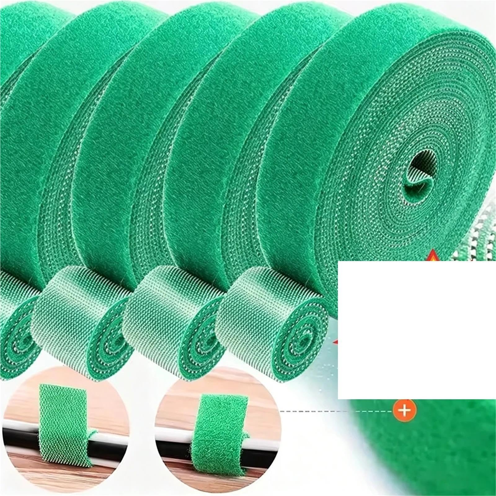 Gartendraht Grüner, Selbstklebender Pflanzen-Nylon-Kabelbinder