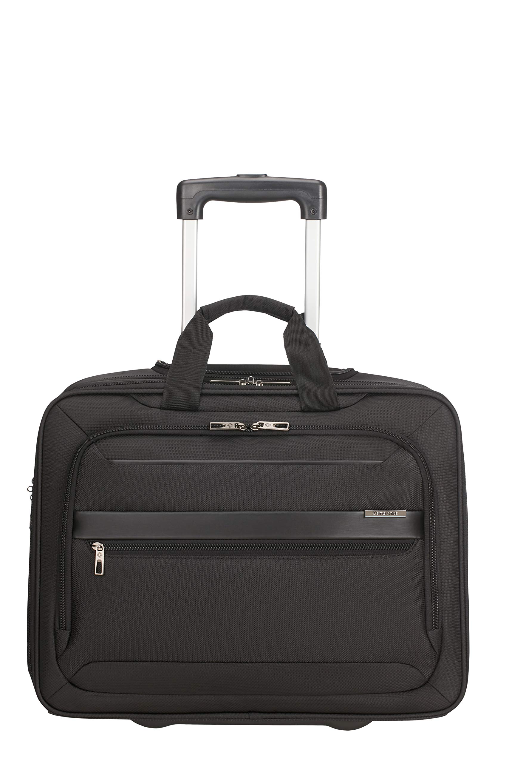 Samsonite Vectura Evo - Sacoche pour ordinateur portable à roulette 17.3 pouces, 46 cm, 27.5 L, Noir (Black)
