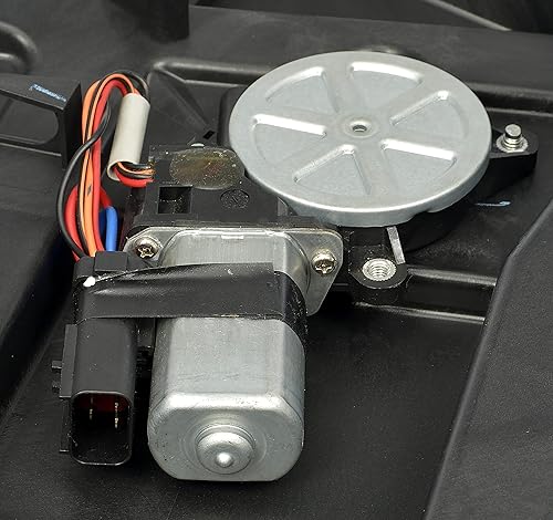 Miniatura 5 de Dorman 748-579 Conjunto de motor y regulador de elevalunas eléctrico del lado del conductor delantero compatible con modelos seleccionados de Jeep