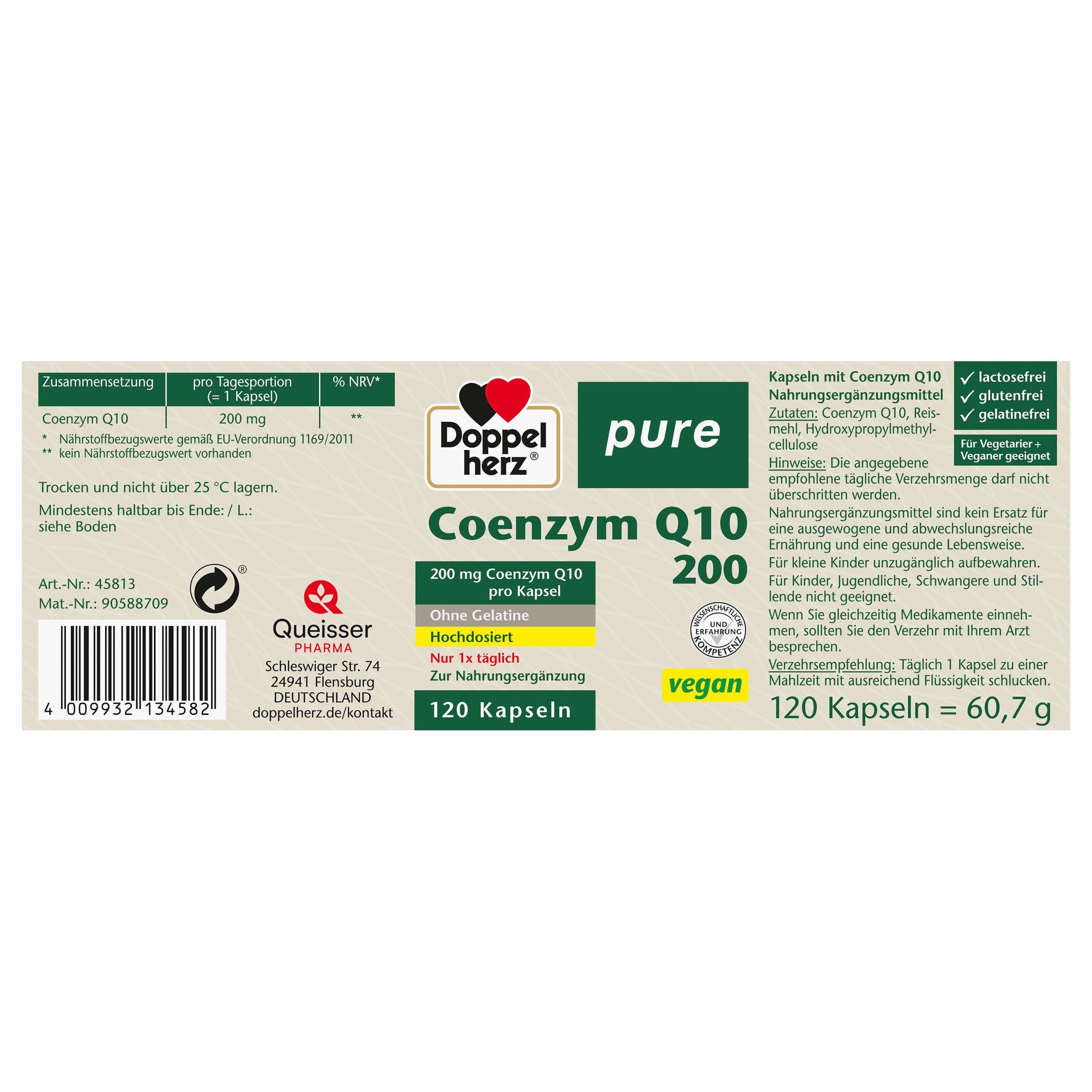 Doppelherz pure Coenzym Q10