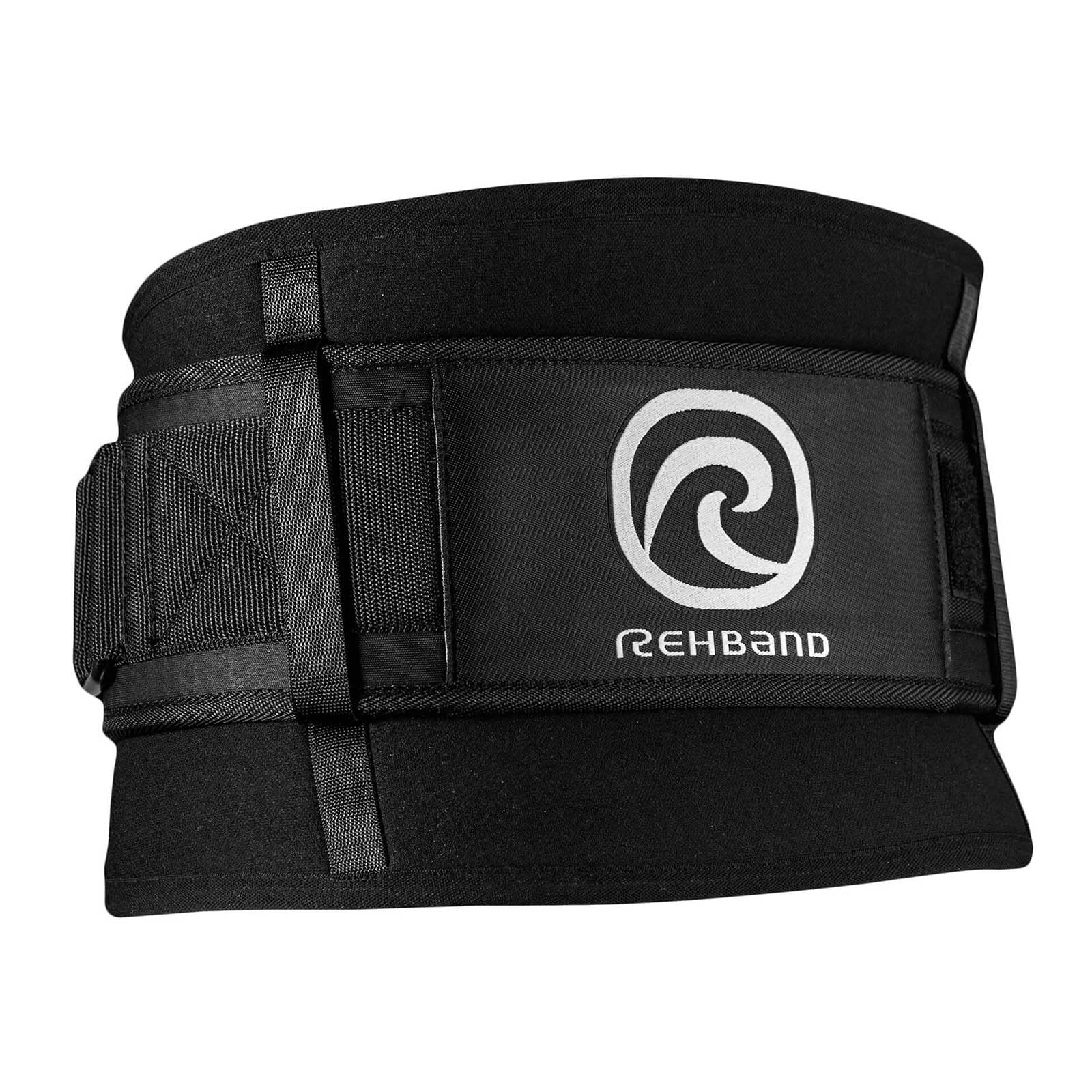 Rehband X-RX Supporto Lombare con Cintura da Sollevamento Pesi Rimovibile - Fascia in Neoprene da 7 mm per Allenamento di Forza Intenso, stabilizza la Colonna Lombare e la Parte Bassa della Schiena