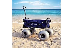 Oversized Beach Wagon with Big Balloon Tires