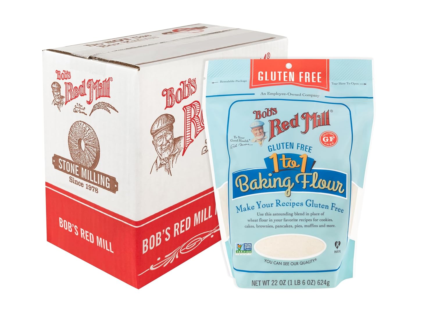 Bob's Red Mill Gluten Free 1-to-1 Baking Flour Bob's Red Mill Gluten Free 1-to-1 Baking Flour