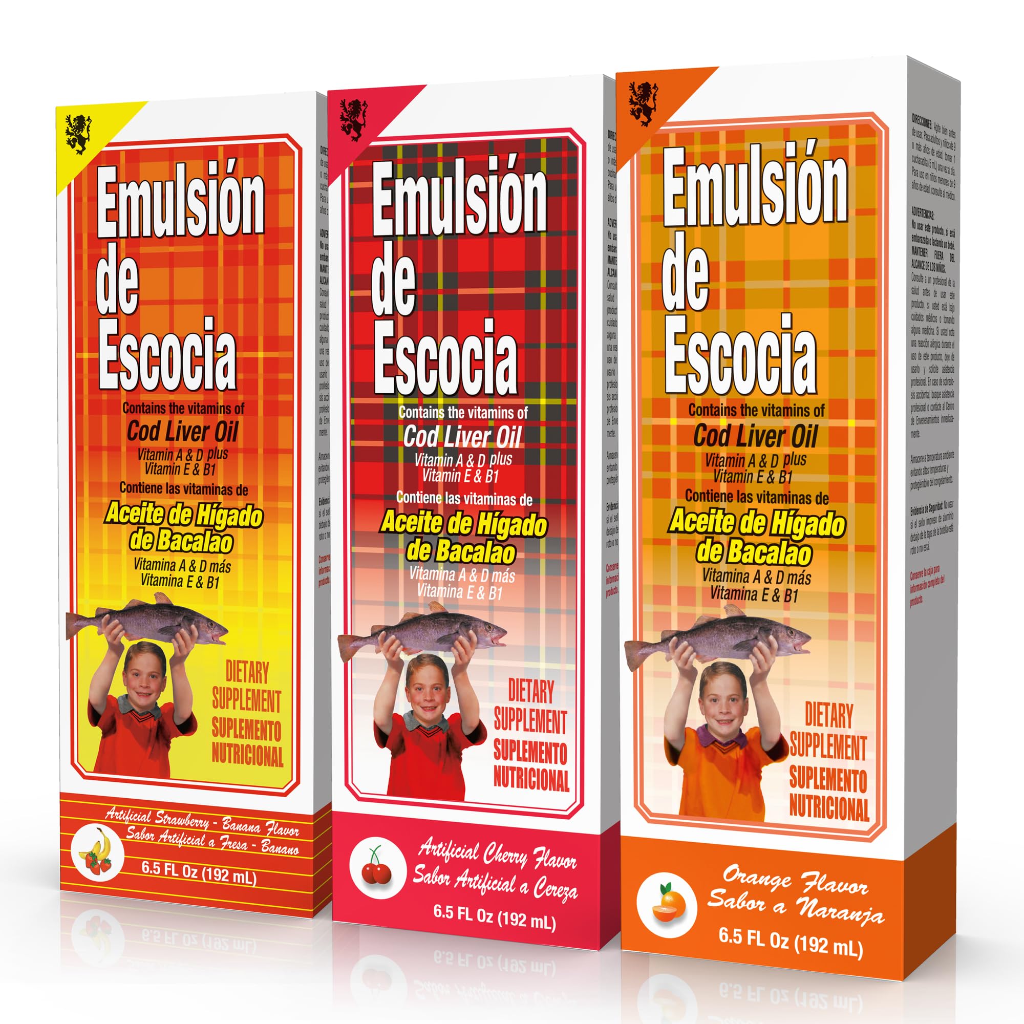 Amazon.com: Emulsion de Escocia Cod Liver Oil Liquid for Kids