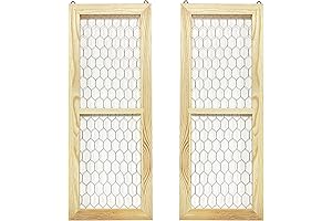 Wooden Frame - 2 Pack Chicken Wire Wood Picture Frame for Crafting