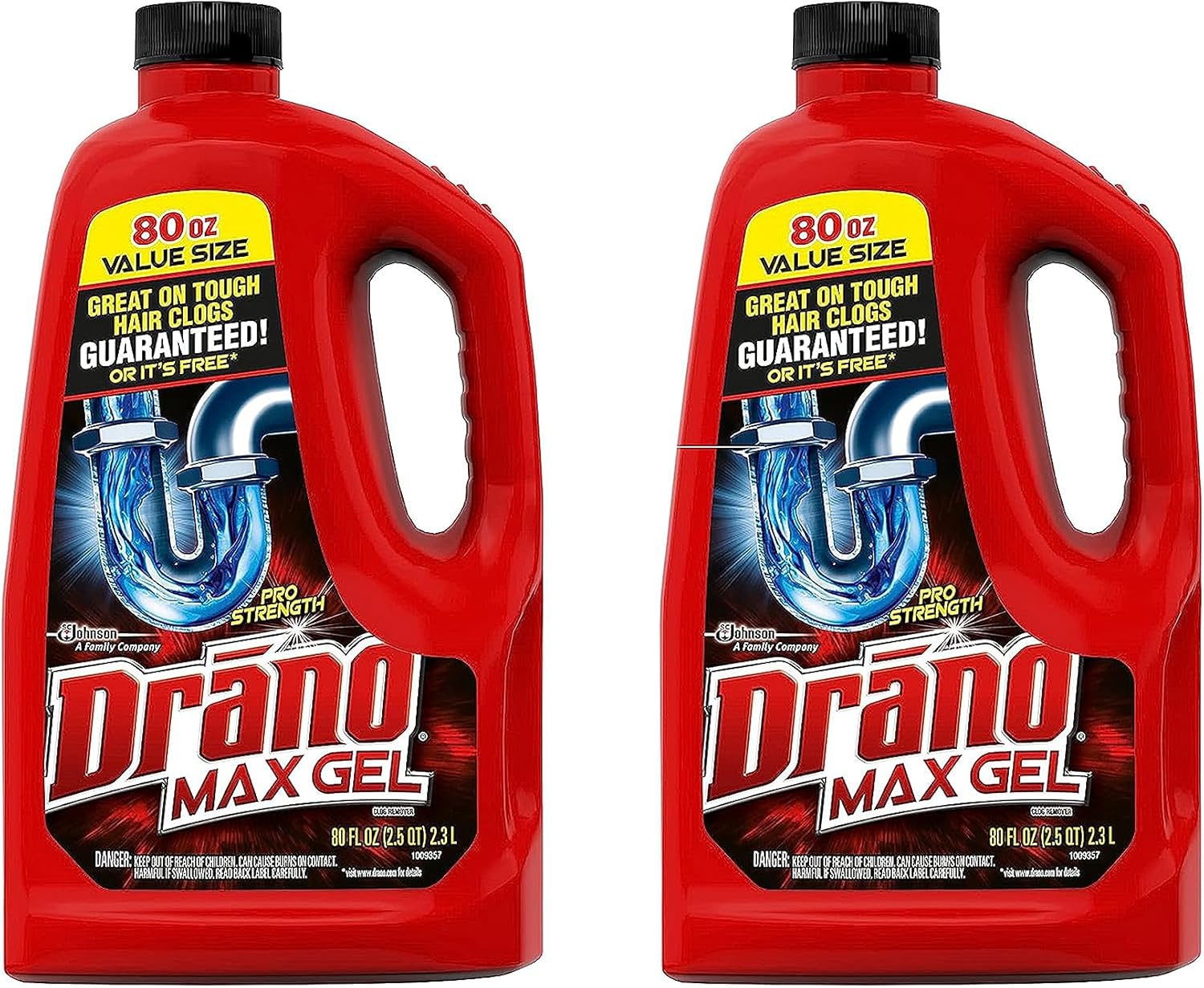 Drano Max Gel Drain Clog Remover and Cleaner for Shower or Sink Drains