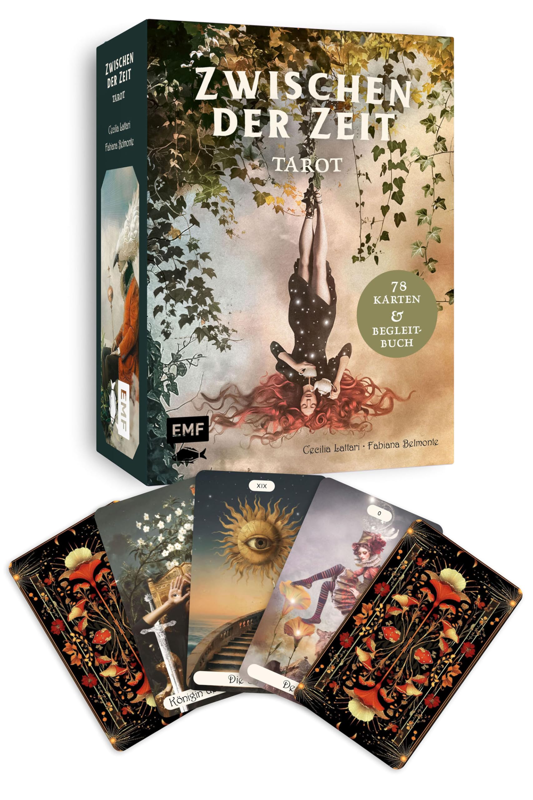 Tarot-Kartenset: Zwischen der Zeit: 78 kunstvoll illustrierte Karten mit Begleitbuch