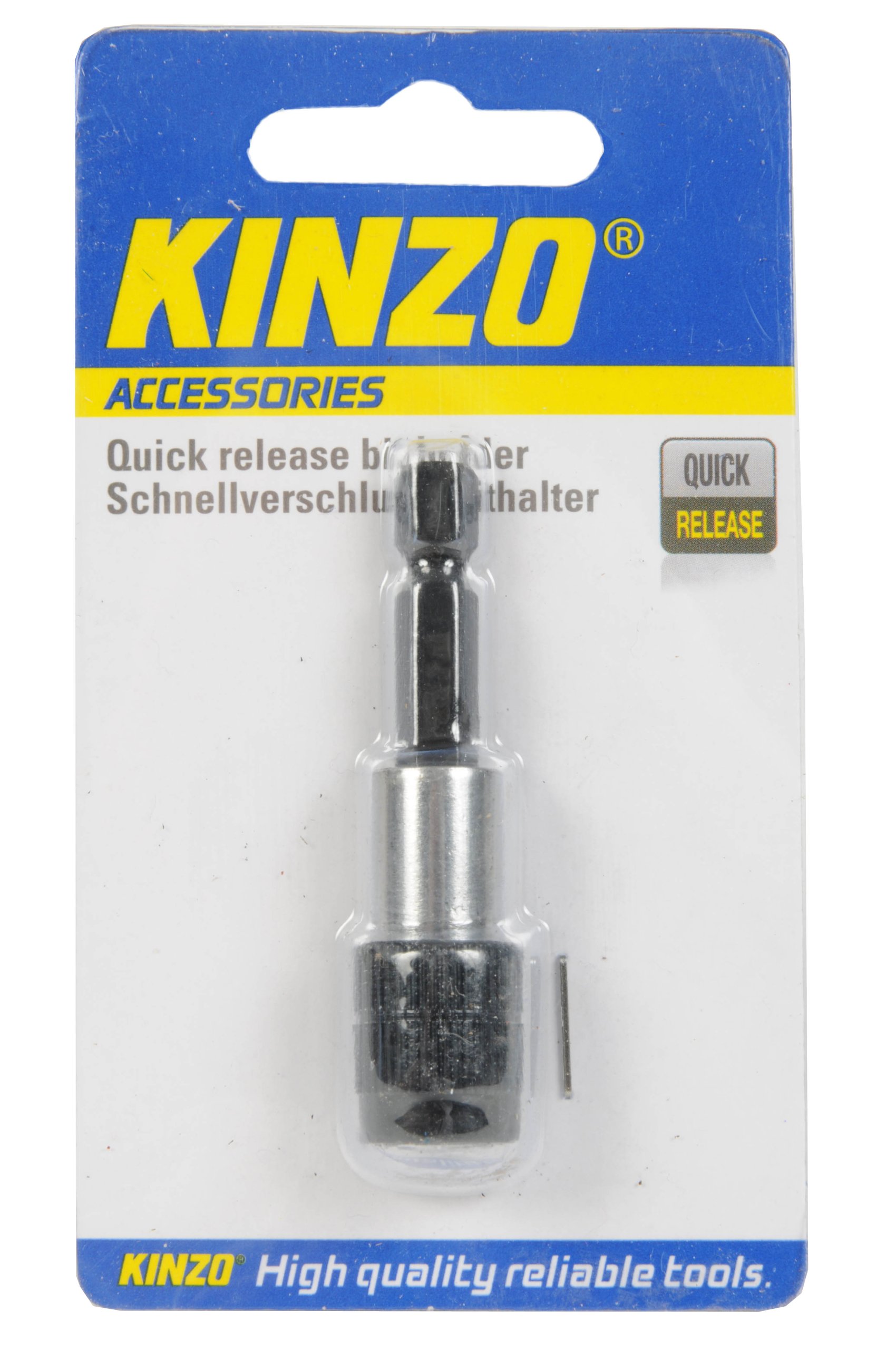 Kinzo 72040 Quick Release Bit Holder, Black