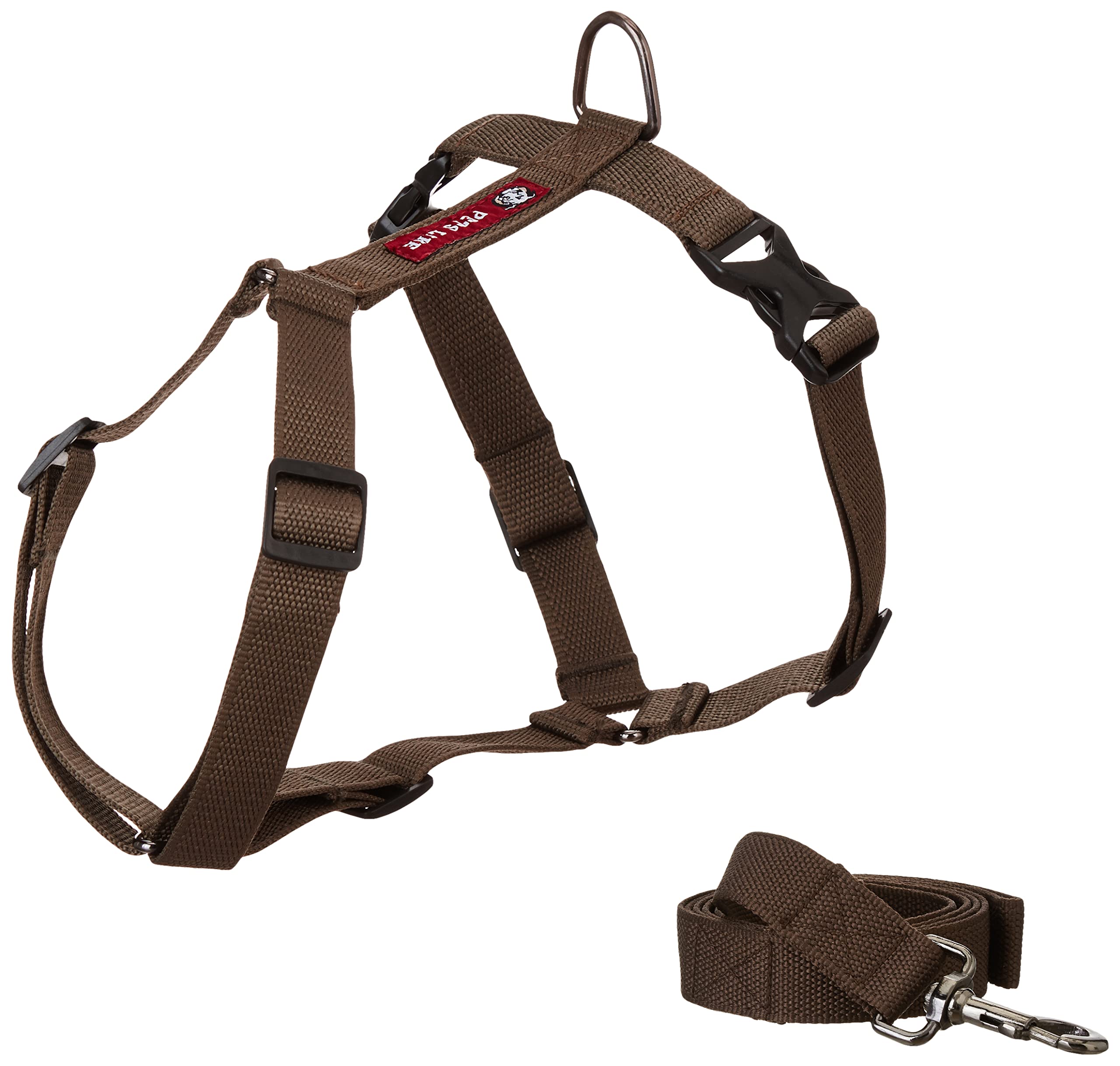 Pets Like Poly H Harness with Leash Set Brown (Large) (B09D3FK5MP) Amazon Price History, Amazon Price Tracker