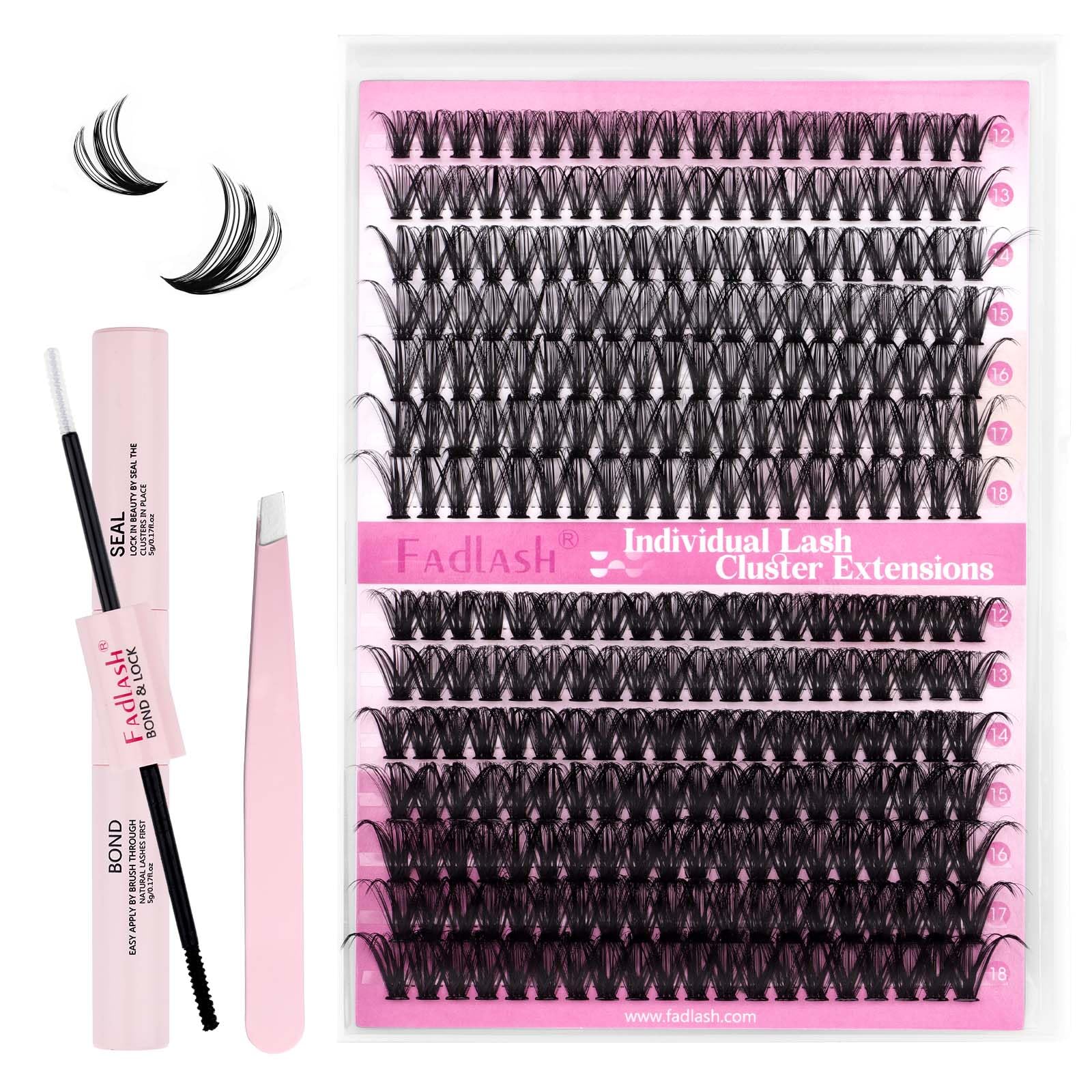 FADLASH Lash 120pcs 0.07mm D Curl 8-16mm 40D Mixed Trays Customizable DIY Eyelash Extensions for Beginners — view 180